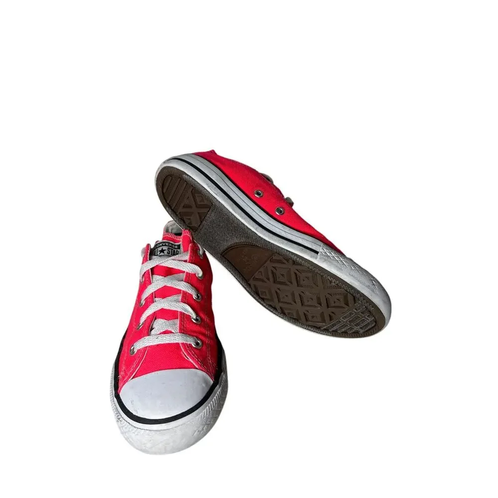 Converse Shoes Neon Pink Chuck Taylor All Star Low Top Canvas Sneakers Size 3